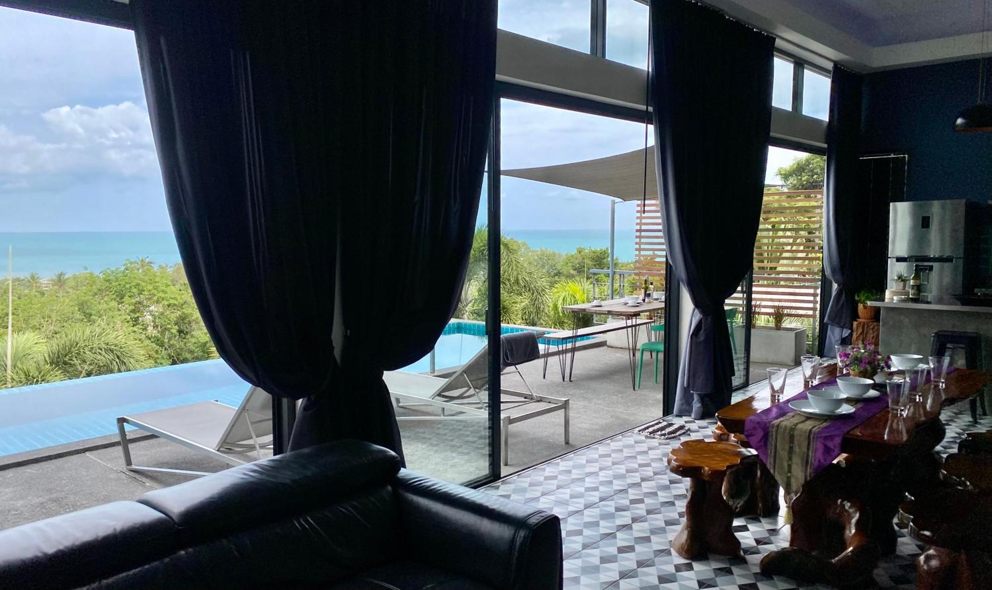 Ko Samui Seaview Pool Villa Philippa With Car Laem Set Beach Eksteriør billede