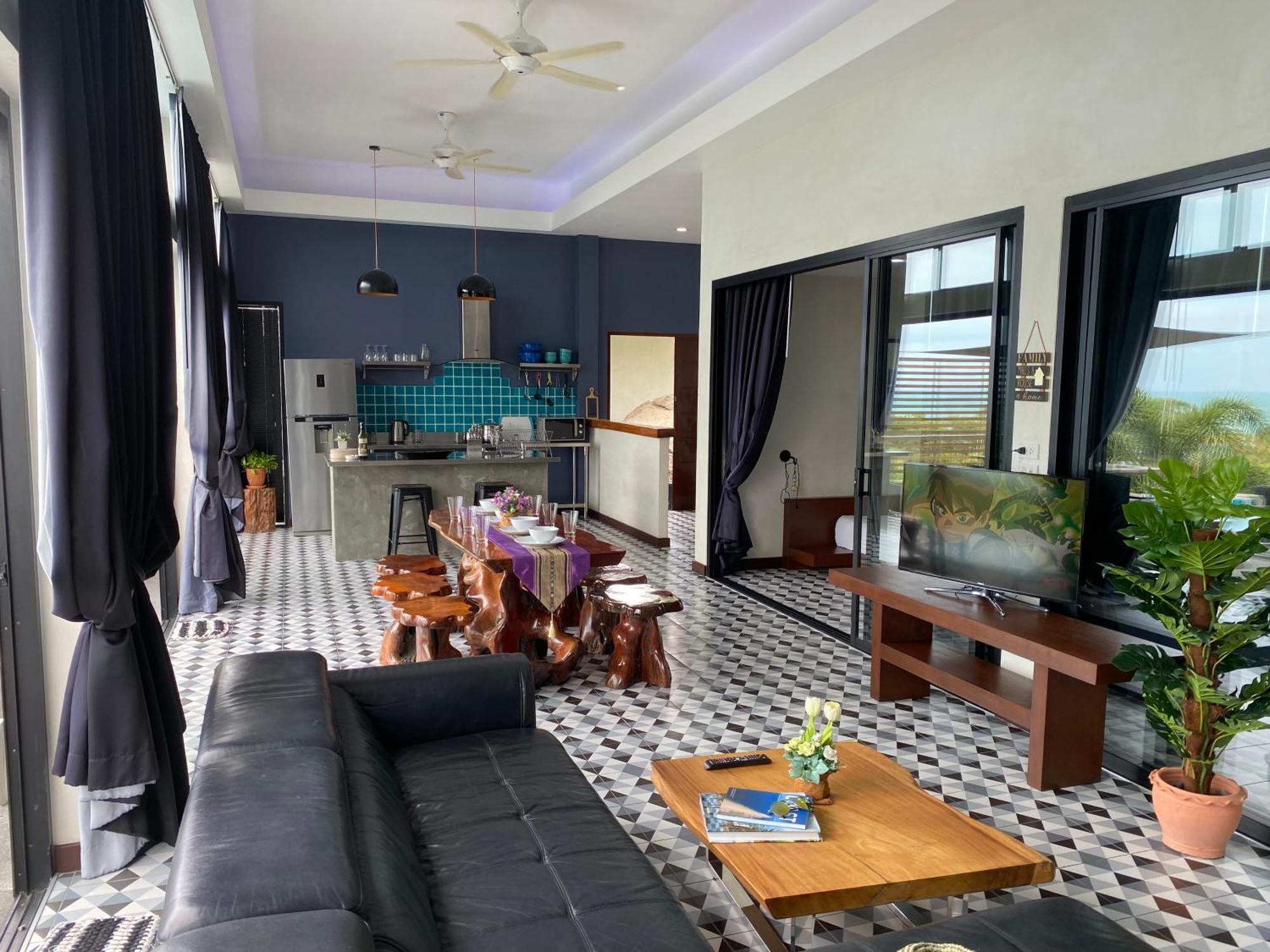 Ko Samui Seaview Pool Villa Philippa With Car Laem Set Beach Eksteriør billede
