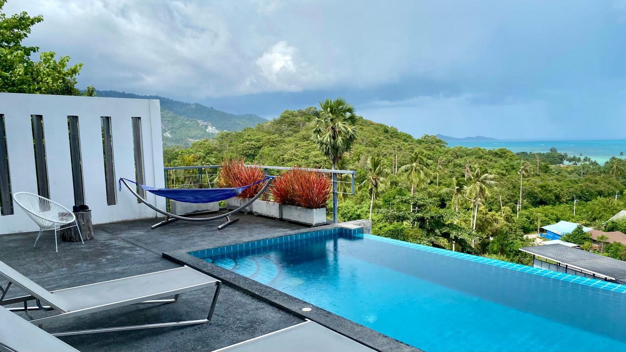Ko Samui Seaview Pool Villa Philippa With Car Laem Set Beach Eksteriør billede