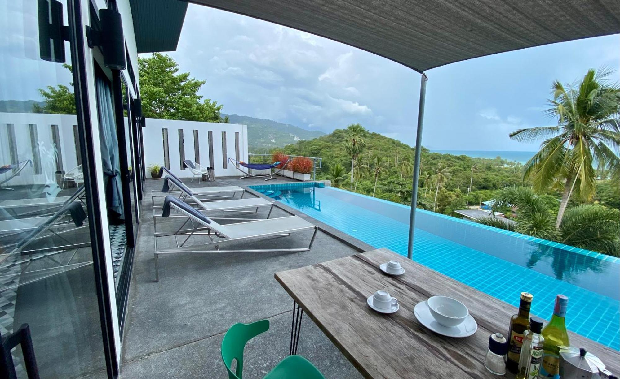 Ko Samui Seaview Pool Villa Philippa With Car Laem Set Beach Eksteriør billede